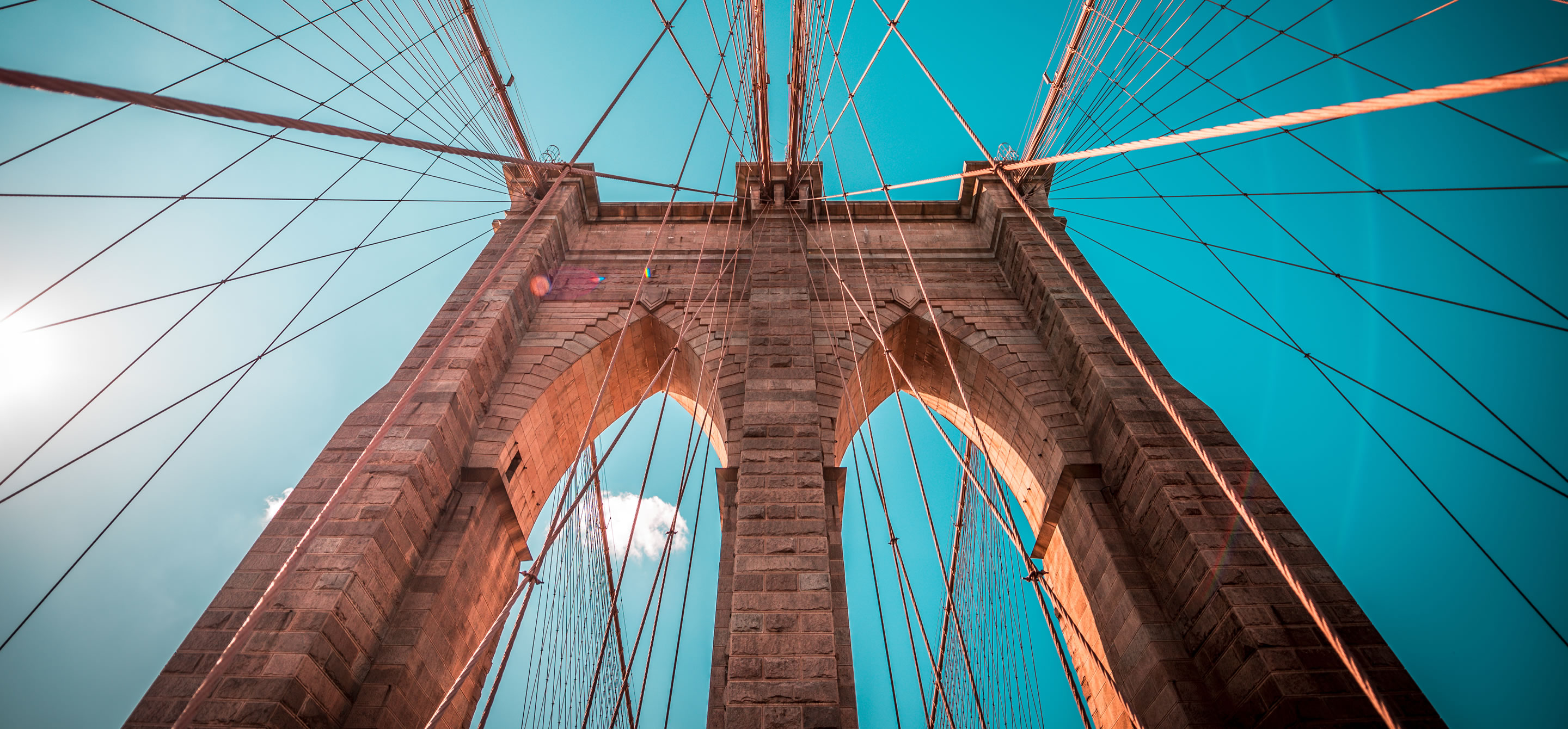 Brooklyn Bridge Footer